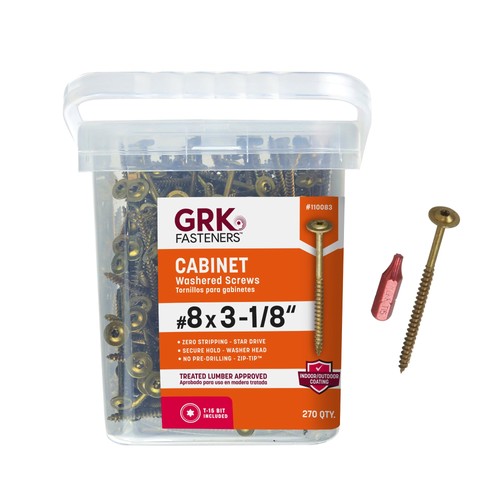 Fasteners 1 8 - #8, 3-1/8"