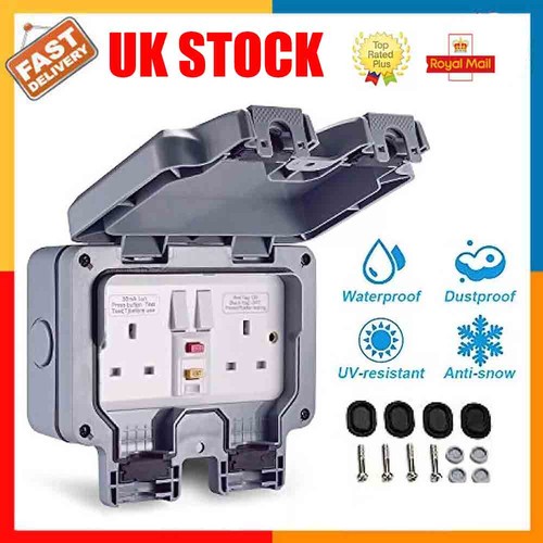 Ip66 waterproof outdoor 13a - outdoor, 2