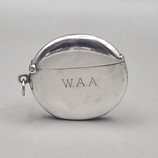 Sterling Silver Circular Vesta