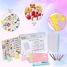 KreativeKraft Dotted Notebook with Stickers, Complete Kit with 20 Accessories