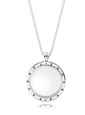 Pandora Floating Memory Locket Sterling Silver Necklace