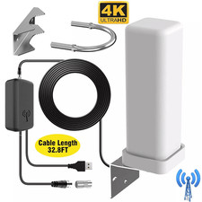 Truck Boat Campervan Gain 39dBi Digital TV Antenna DVB-T TV Aerial Car New