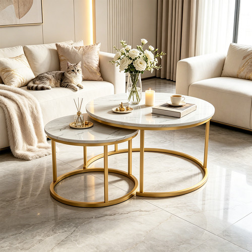 Nesting coffee tables - tables, set