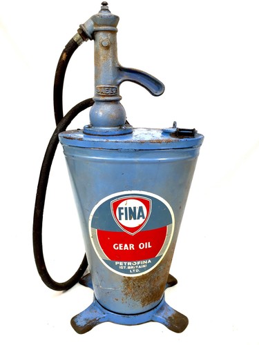 Vintage garage forecourt oil - garage,
