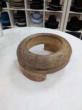 Vintage Wooden Hat Brim Block
