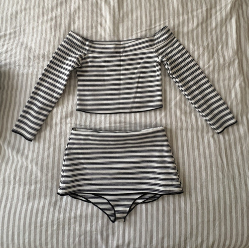 Zara black white - &,