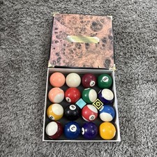 The Billiard Ball Company England Pool Balls. Pre Owned boxed 