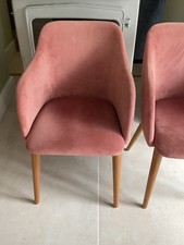 Pink velvet Dwell set of 6