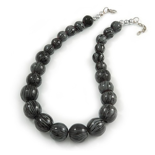 Grey black graduated round - graduated,