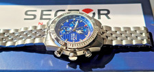 New Mens Watch Sector Diving Team 300M Blue Chronogragh Mans Wristwatches Shirt