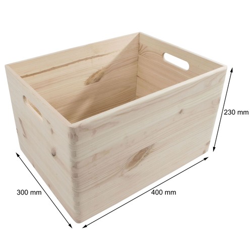 Xlarge wooden storage box - xlarge,