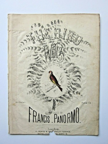 19thc bird waltz victorian - bird,