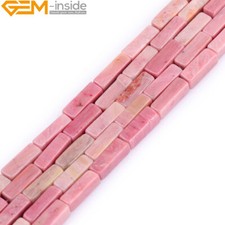 Tube Assorted Shape Gemstone Beads Loose Beads Jewelry Making 15" Natural 4x13mm