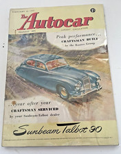 The Autocar 1952 Magazine x 3