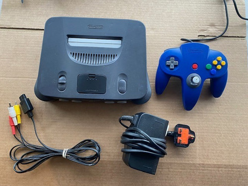 N64 console complete set - n64,