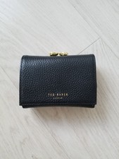 Ted Baker Black Alyesha Crystal Bobble Mini Matinee Small Purse Leather NWOT £75