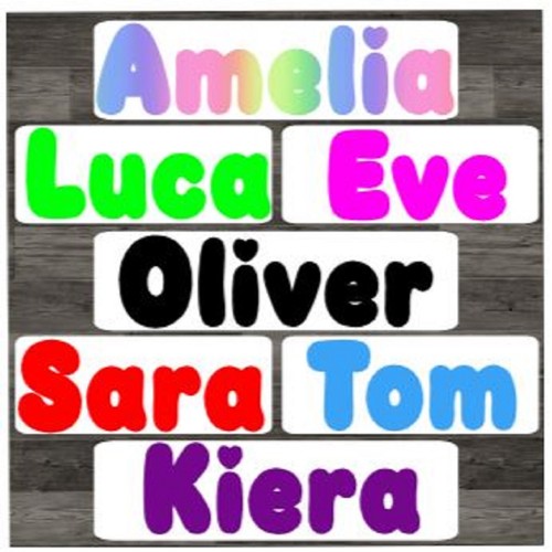 Personalised vinyl name - personalised,