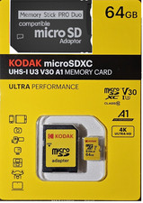 64GB Memory Stick PRO DUO For
