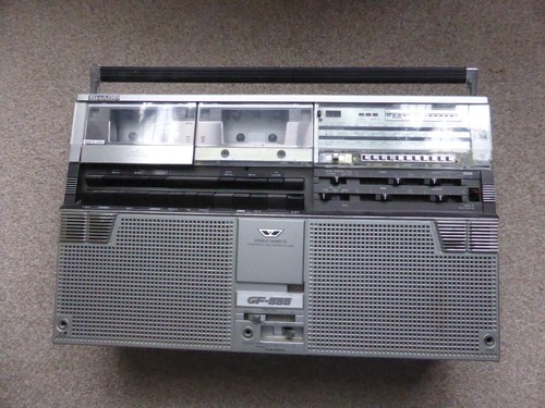 Sharp 555e boombox - sharp, gf-555e