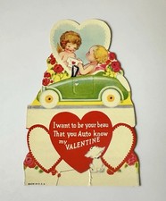 VTG Valentine Card 1930s “I