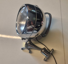 vintage Raydot car spotlight and mount- good condition, unrestored with patina