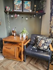 1930s VINTAGE ART DECO WALNUT