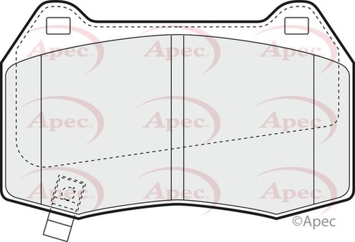 Apec brake pads front - brake,