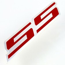 1x New Trunk and Fender Red SS Emblem Badge For Chevy Impala Camaro