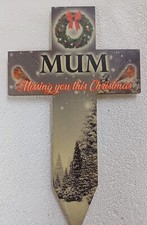 Christmas Missing You  Remembrance  cross lest we forget  grave 