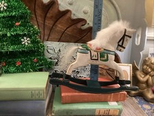 Vintage Wooden Rocking Horse