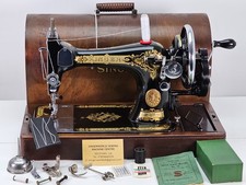 HeavyDuty 1934 Singer 28K Sewing Machine, Serviced, Warranty, for Leather,Fabric