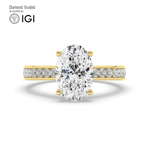 Oval diamond engagement - engagement, ring