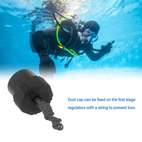 Diving dust cap - cap, aluminum