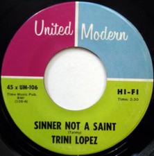 45Re✦TRINI LOPEZ✦"Sinner