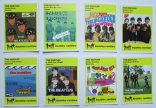 Set of 8 BEATLES RARITIES trade cards - YELLOW 'Rare Global Versions' series 