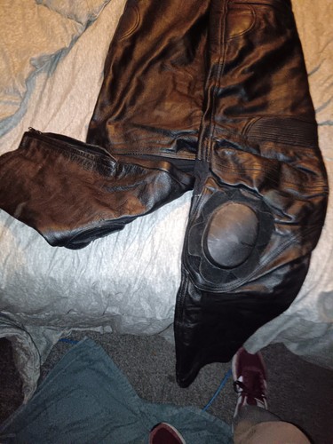 Motorbike leather trousers - motorbike,