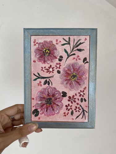 Floral whimsical metallic - floral,