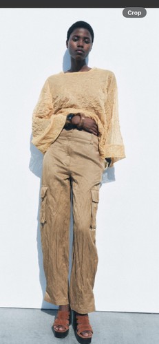 Zara crinkle effect - crinkle, cargo