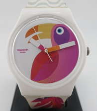 Swatch PAPAGAYE Toucan Swiss Quartz Watch - GW175 - New Battery