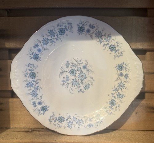 Colclough blue flowers china - blue,