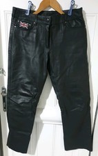 Triumph leather black - black, trousers