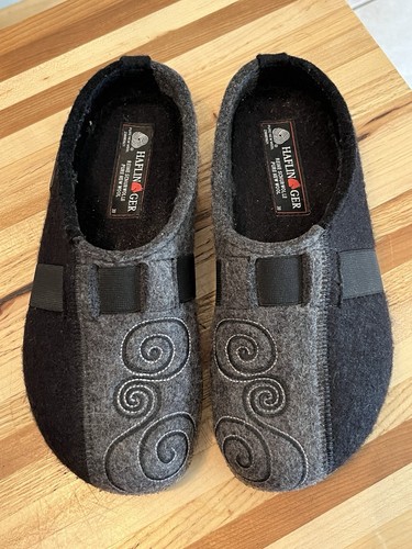 Haflinger womens black gray - womens,
