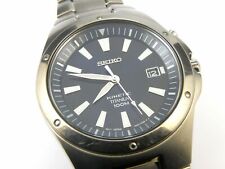 Men's Vintage Seiko Kinetic Titanium Watch 5M62-0BS0 - 100m