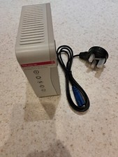 Sky SR-101 Wireless WiFi Broadband Internet Modem Router White + Power Cable