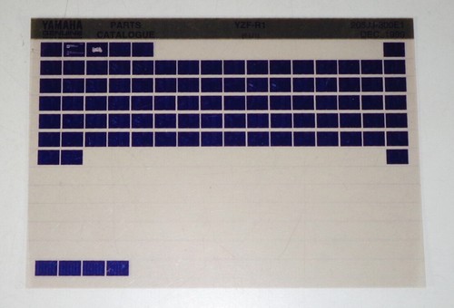 Microfich parts catalogue - parts, /