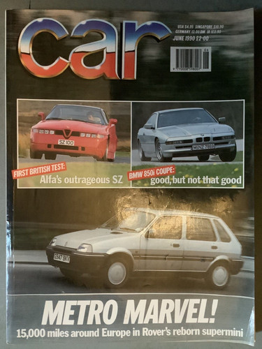Car magazine june - june, 1990
