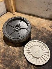 Rear Drive Wheel & Trim Cap From A Homelite HL454SP, Lawn Mower, V35 (153)