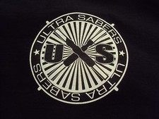 Ultrasabers Logo Black T-Shirt