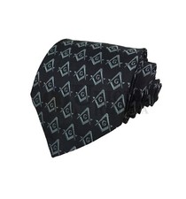 Masonic Regalia Craft Masons Silk Tie with Square Compass & G NT065