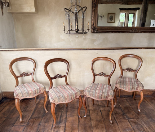 Original antique walnut salon - antique,